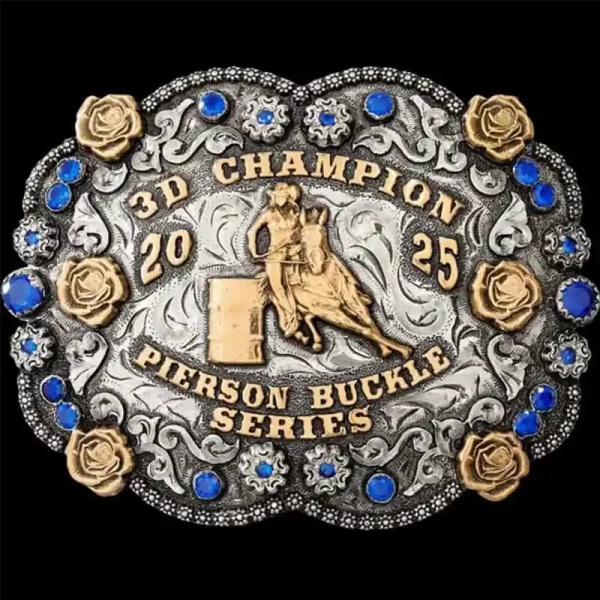 Mississippi Rose Belt Buckle